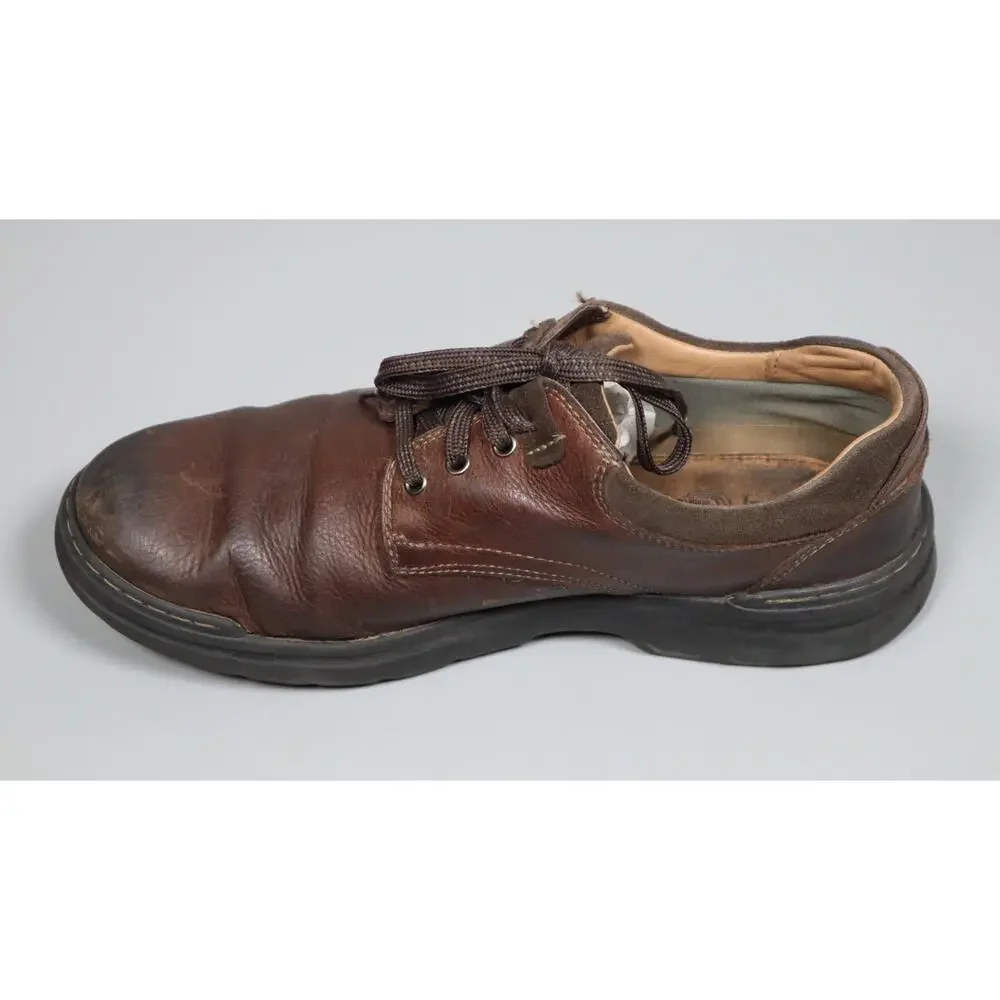 Clarks Men's Bradley Vibe Oxford Tan Tumbled Leather Shoes Tan Tumbled Size 11.5
